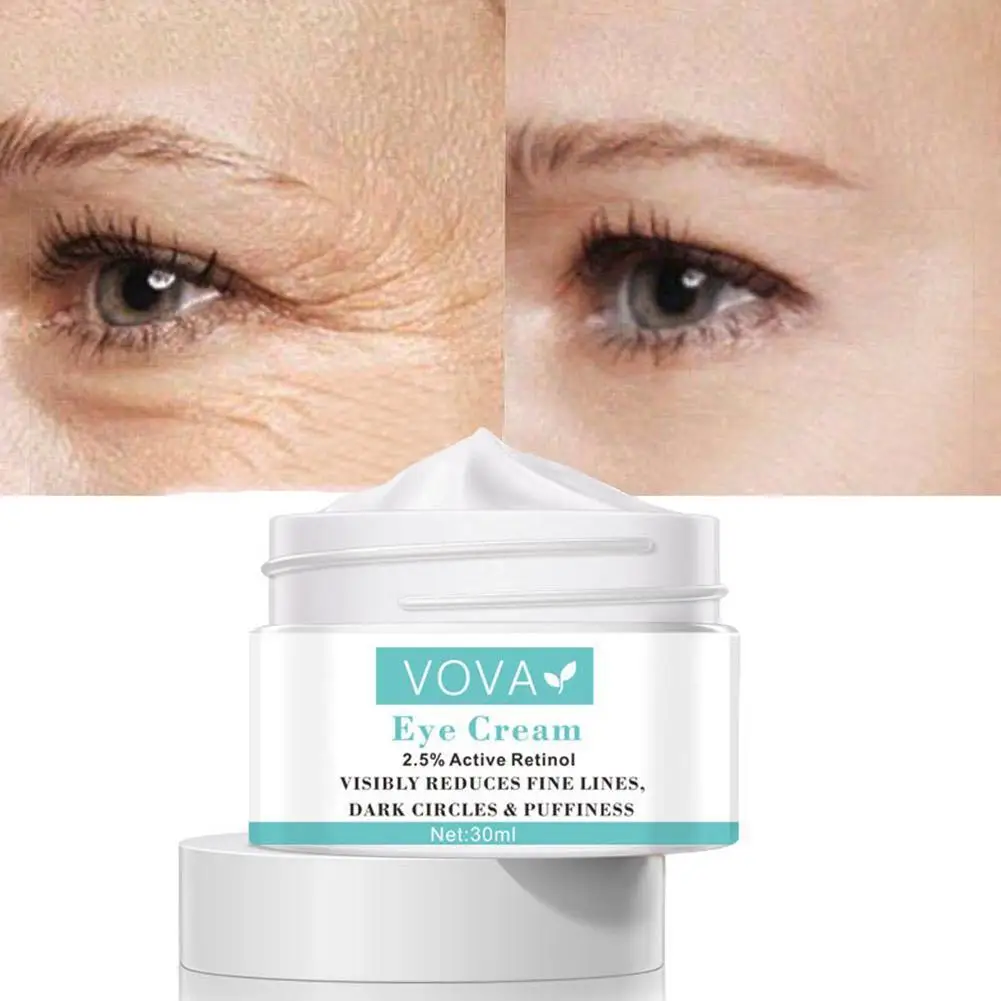 30ml Retinol Cream Instant Remove Eye Bags Anti Puffiness Dark Circles Fades Wrinkles Aging Care |