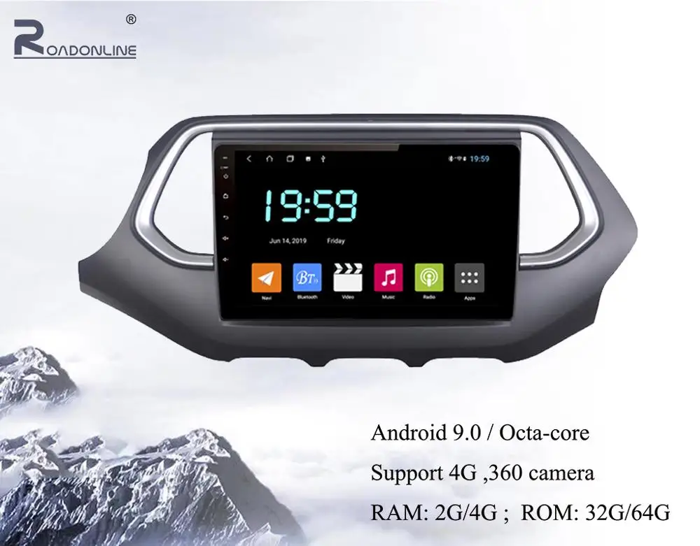 

2din 9 "Android 8.1 car radio GPS Navigation Suitable for2015-2017 GS4 stereo multimedia player RDS,MP3,MP4,Bluetooth
