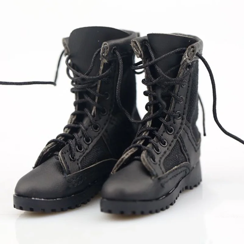 fabric combat boots