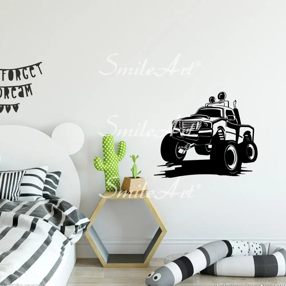 Creative Car Wall Sticker Vinyl Art Home Decor For Bedroom Decoration Party Wallpaper | Дом и сад