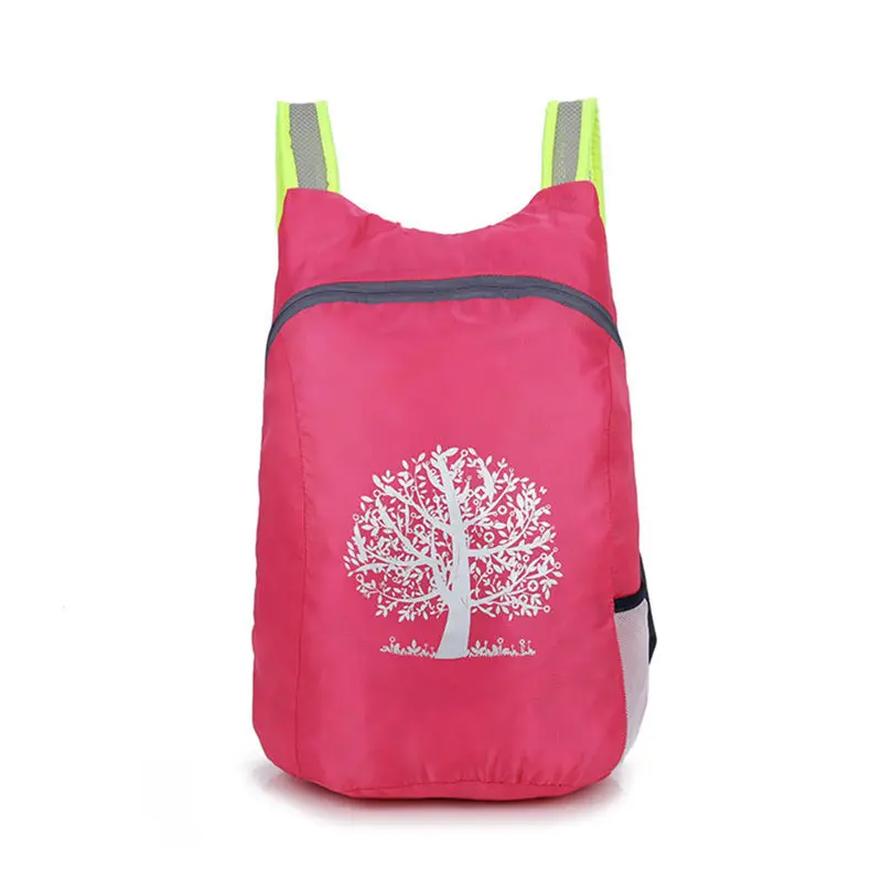 1 шт. Портативный Удобный прочный водонепроницаемый складной упакованный легкий для активного отдыха походный рюкзак для альпинизма 7 - Цвет: Hot Pink