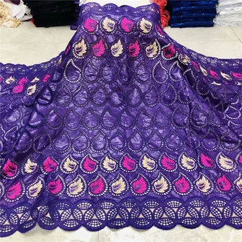 

2020 New arrival african Bazin riche lace fabric with stones embroidery lace / bazin riche dresses material Nigerian lace L68-67