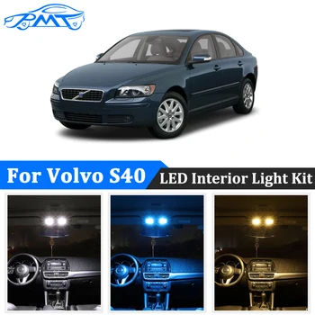 

BMT 18Pcs Car LED Interior Lights Canbus No Error Map Dome Trunk License Plate Lamp For Volvo S40 2007-2012 Auto Lighting