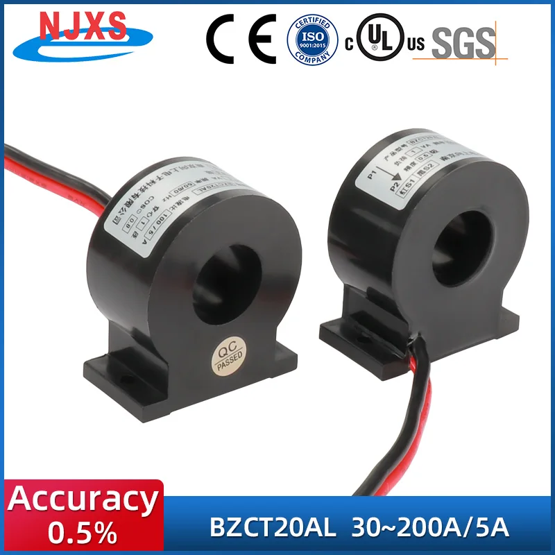 Single Phase Current transformer supplier BZCT20AGL30a 50a 5a 75/5 100/5 200/5 Low voltage high accuracy Current CT energy meter