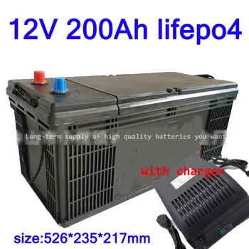 شراءGTK Lifepo4 12V 200AH ليثيوم بطارية BMS 4S 12.8V 300Ah العميق دورة ل 1800W العاكس EV RV الشمسية الطاقة تخزين + 20A شاحن