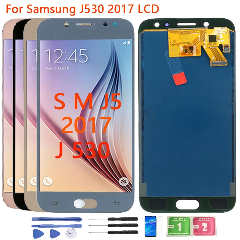 For Samsung Galaxy J5 Pro 17 J530 J530f Lcd Display With Touch Screen Digitizer Assembly Sm J530f J530n Lcd Screen Replacement Mobile Phone Lcd Screens Aliexpress