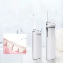 Портативный 10 режимов ирригатор для полости рта Электрический Очиститель зубов usb зарядка водонепроницаемый вода зубная нить с 2 насадками для дома и