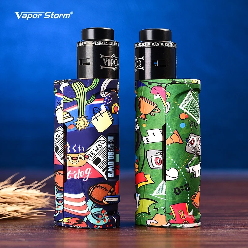 

Original Vapor Storm Puma Baby Lion RDA Starter Kit Electronic Cigarettes 80W TC VW Box Mod fit 18650 Battery E Vape Vaper Kit