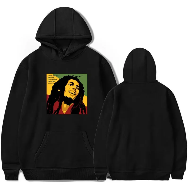 

Rapper Bob Marley Hoodies Women Men Long Sleeve Casual Sweatshirt Hip Hop Hooded Coat Autumn Winter Streetwear Tracksuit
