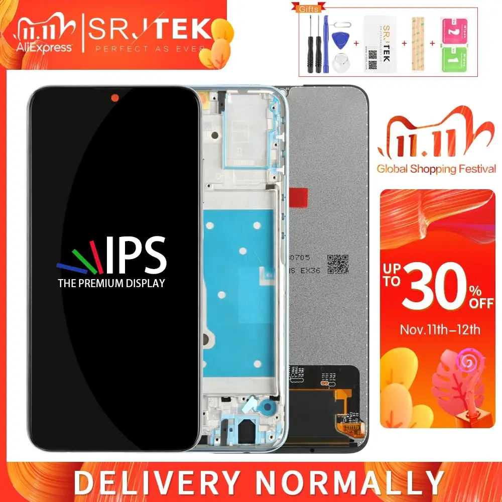SRJTEK 6.21" Display For Huawei Honor 10i LCD HRY-LX1T Touch Screen Digitizer 10 I Replacement Parts | Мобильные телефоны и