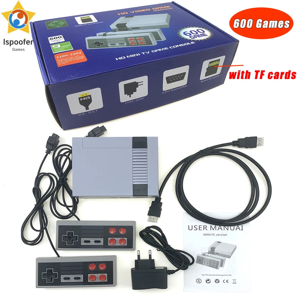 Портативный игровой плеер Coolbaby с HDMI / AV выходом ТВ приставка Классическая Ретро Консоль детства со