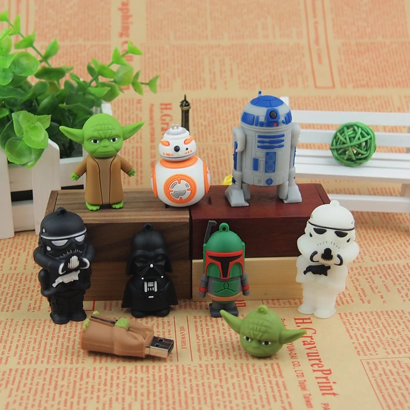 Usb флеш накопитель BB8/R2D2 2 0 мб 32 гб 64 гб|USB флэш-накопители| |