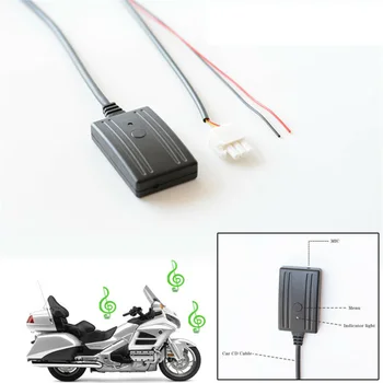 

AUX IN Bluetooth Wireless Music Aux Cable Adapter 3-pin + Microphone Kit 512V For Honda For Golden Wing Motorcycle