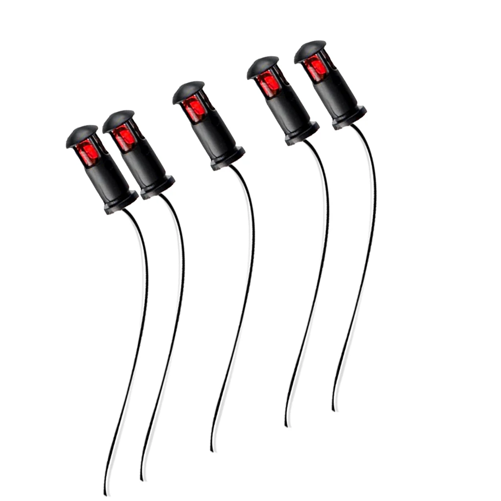 DIY Sand Table Model Lawn Lamp Light Train Railway Street Scenery