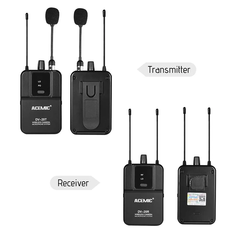 ACEMIC DV-20 UHF Wireless Microphone with