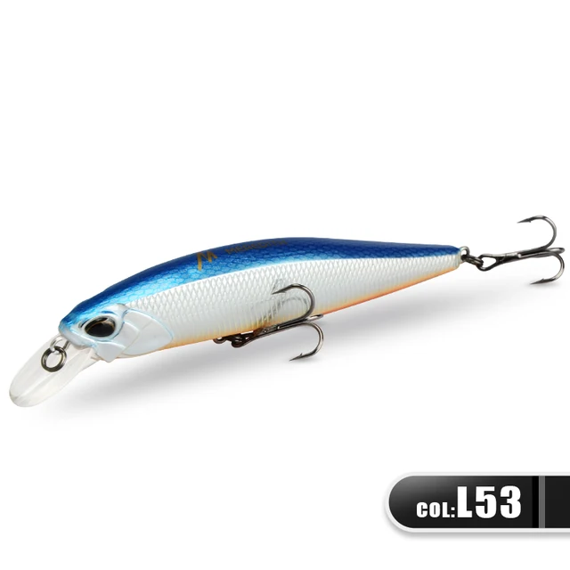MRERDITH JERK MINNOW 100F 14g  Floating Wobbler Fishing Lure 24Color Minnow Lure Hard Bait Quality Professional Depth0.8-1.0m JBR-100F-L53