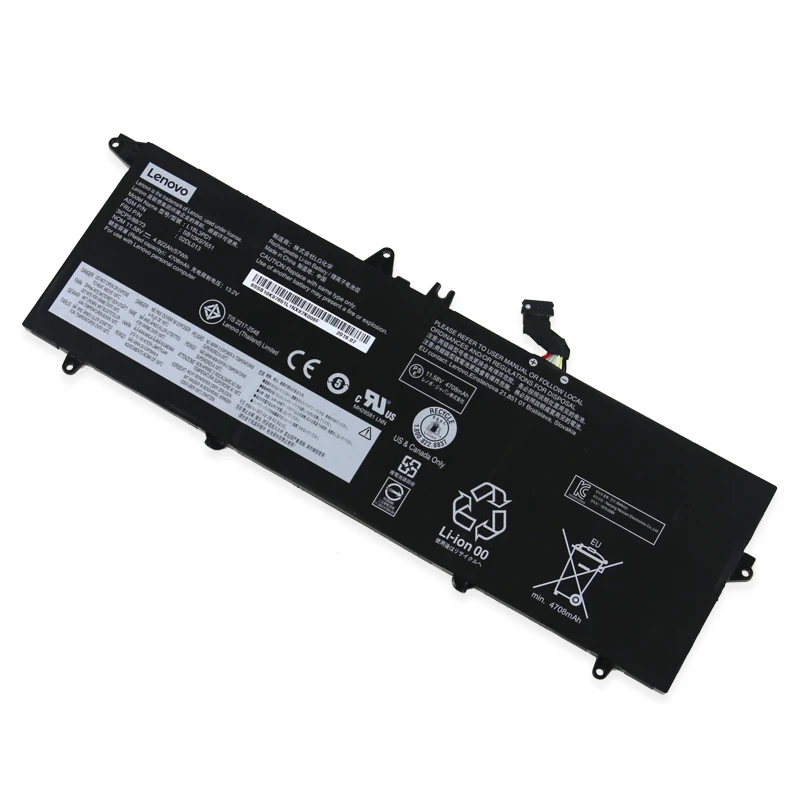 Новая Оригинальная батарея для lenovo ThinkPad T490s L18L3PD1 L18M3PD1 L18M3PD2 11,58 V 57WH