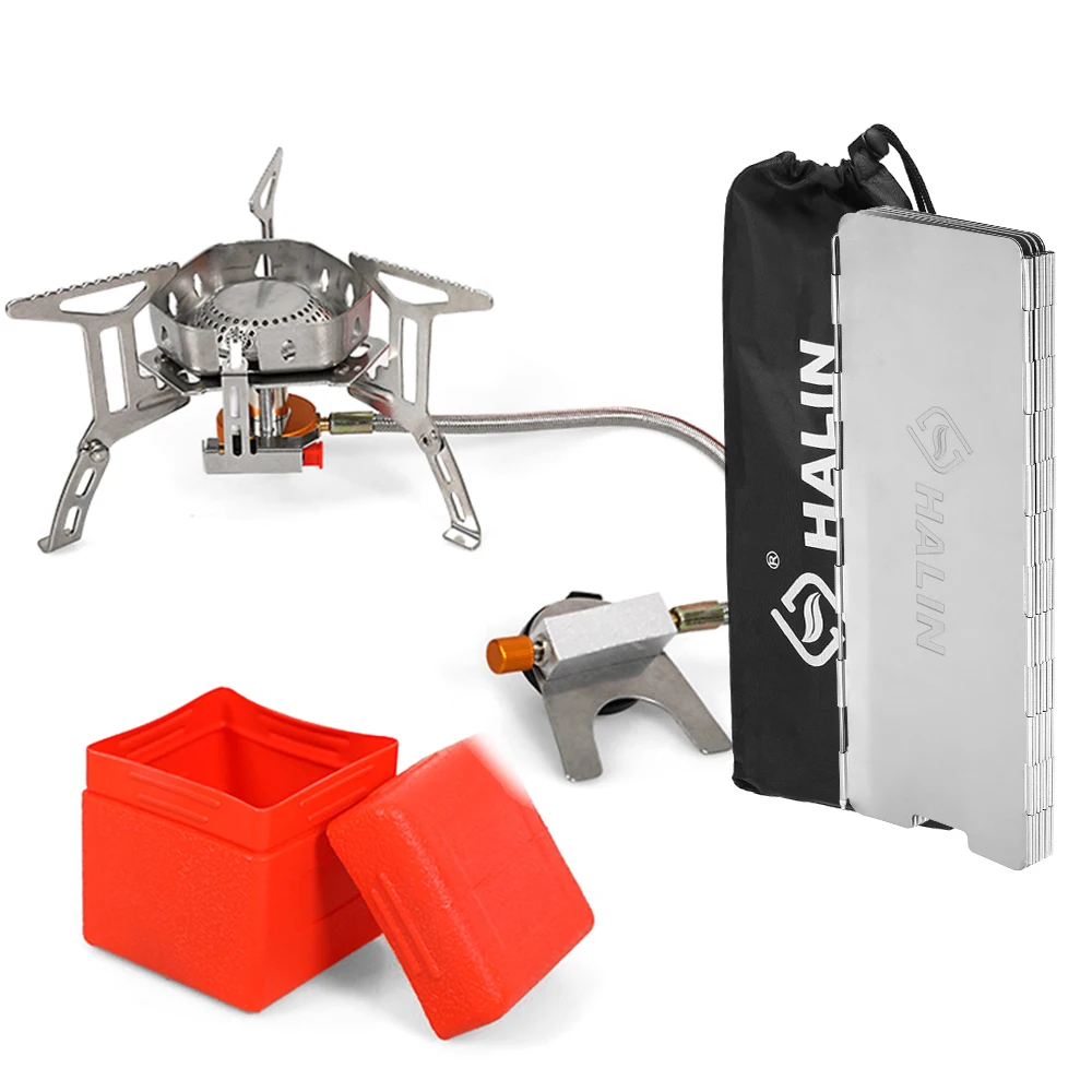 3500w Ultralight Portable Camping Stove W Storage Case For Outdoor  Backpacking Hiking Portable Folding Split Tourist Equipment - Outdoor Stove  u0026 Accessories - AliExpress