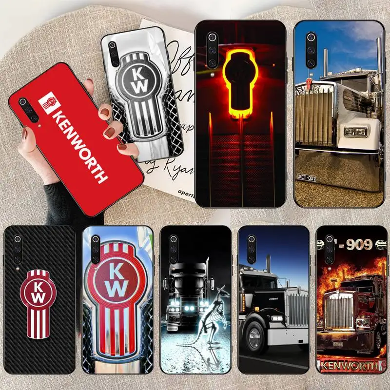 NBDRUICAI Американский тяжелый грузовик Kenworth мягкий черный чехол для телефона Redmi Note 8