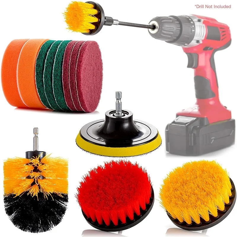 14 Pcs Drill Cleaning Brush Attachment 