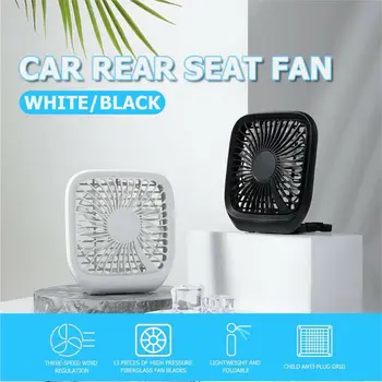 

Mini USB Car Desk Fan Small Quiet Personal Cooler USB Powered Desktop Table Fan Portable