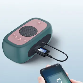 

2In1 Usb Wireless 5.0 Audio Receiver Transmitter For Tv Speaker 3.5Mm Stereo Jack Aux Wireless Adapter With Lcd Display