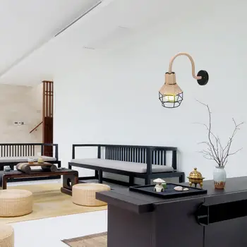 

AC 85-265V E27 Base LED Wall Light Iron Gooseneck Simple Light For Sturdy Dining Room
