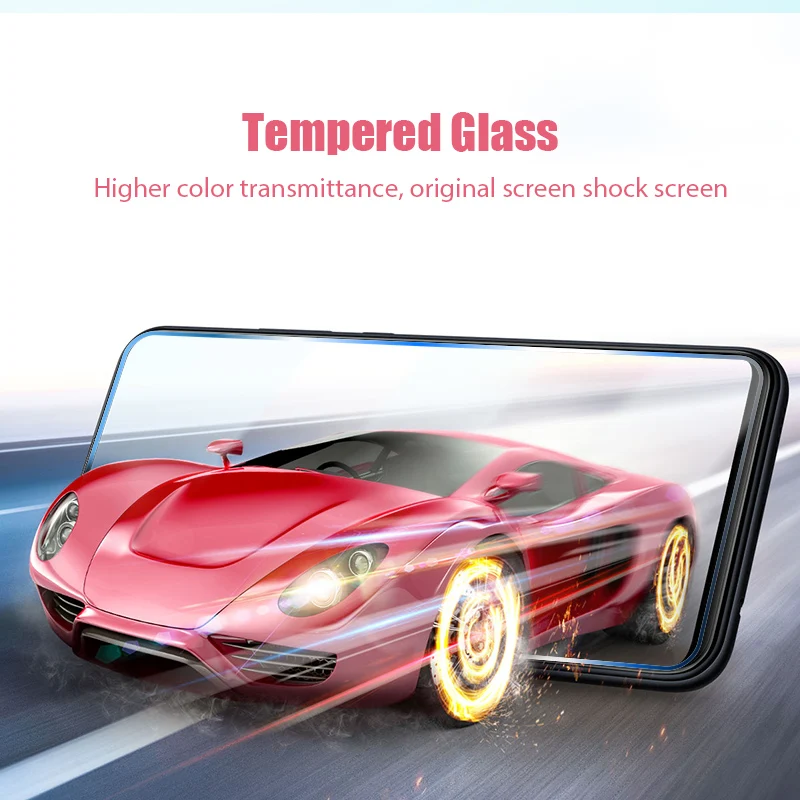 mobile screen protector 2 in 1 Protective Glass For Honor 9 30 20 10 9X 8X 7X 9C 8C 9A 8A Pro Camera Lens Film For Honor 9S 8S 9X 10X Lite mobile screen protector