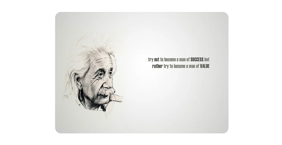 Наклейка для ноутбука Einstein Motto для Macbook Pro 1" Air retina 11 12 13 15 дюймов Mac Наклейка для книги Защитная Наклейка с полным покрытием
