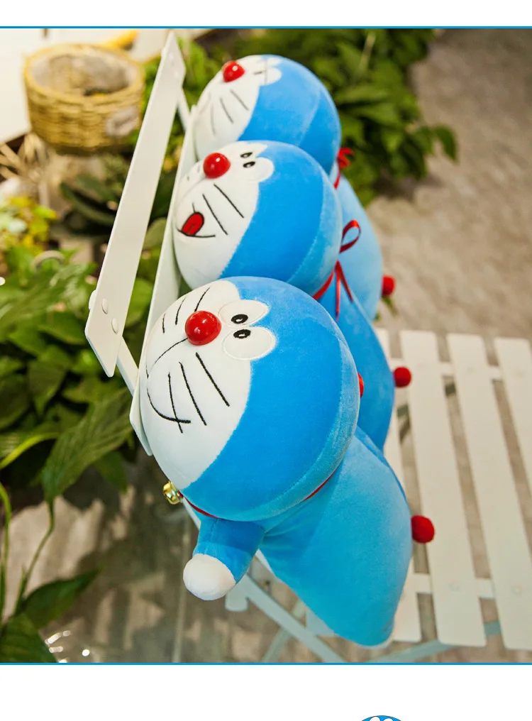 Вечерние куклы Doraemon, большие размеры, плюшевые игрушки, подарок для девочек, пижама, подушка