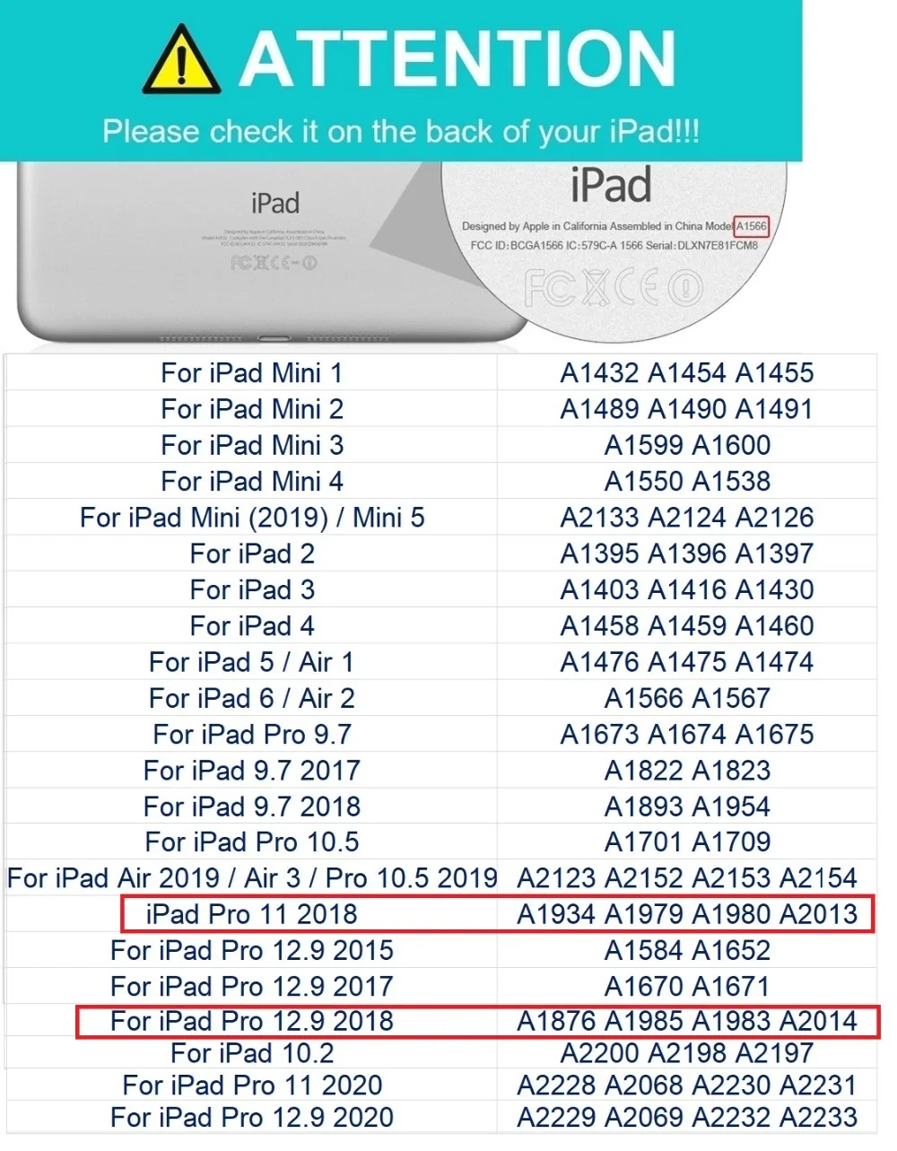 最全iPad 型号图 - 副本