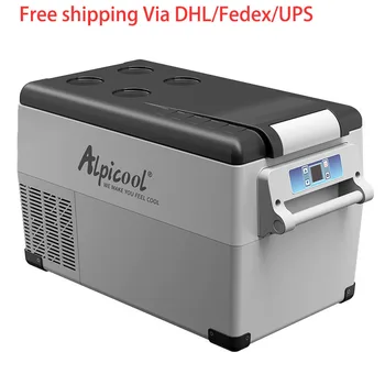 

55L Portable Smart Refrigerator Vehicle TurcK RV Boat Cooler Mini Fridge Freezer for Home Use 12V 24V 220V Compressor