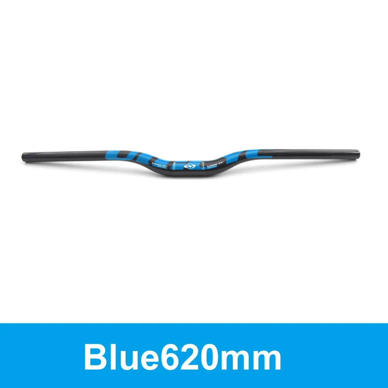 Rise 620mm Ullicyc MTB углеродный руль для велосипеда горный плоский/подъемный руль для велосипеда детали для велосипеда 31,8*580/600/620/640/660/680/700/720/740 мм - Цвет: Rise 620mm