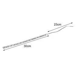 Водонепроницаемая 30 см 15LED супер яркая Авто световая лента для автомобиля Гибкая дневная ходовая мотоциклетная световая лента для