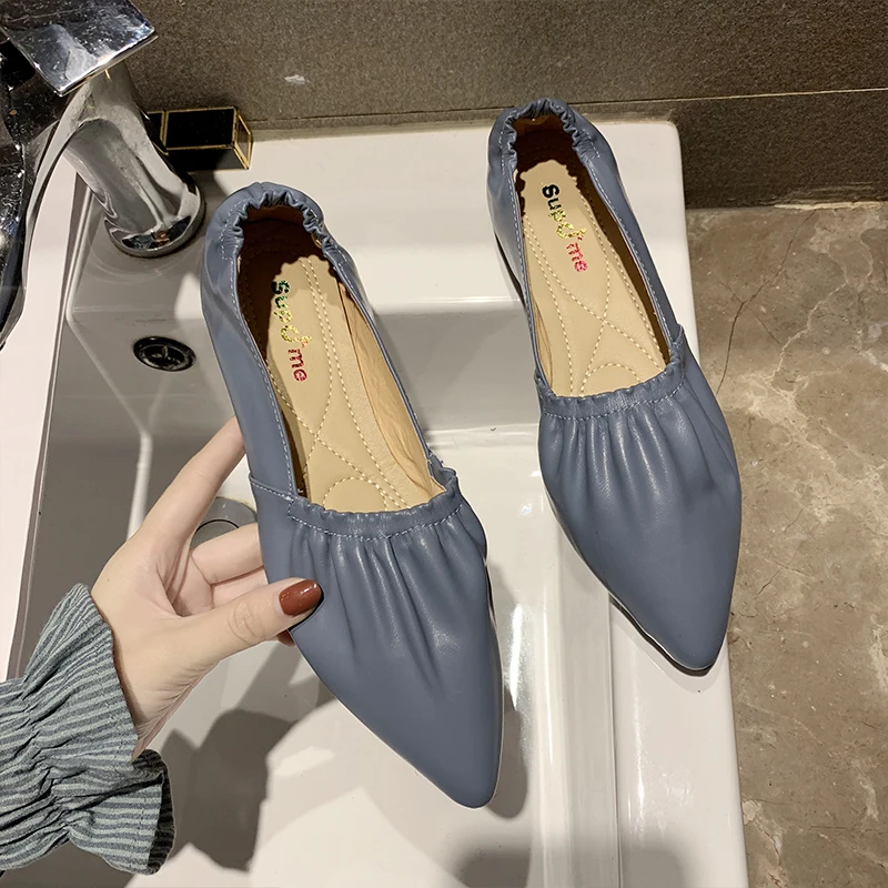 womens soft leather flats