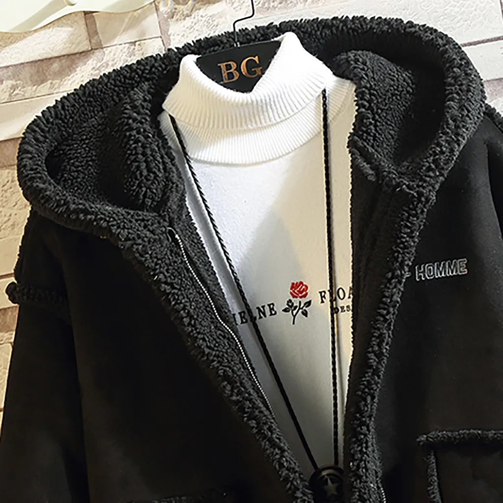 Abrigos mujer invierno chaqueta hombre зимнее пальто мужское осеннее однотонное флисовое повседневное модное пальто erkek mon