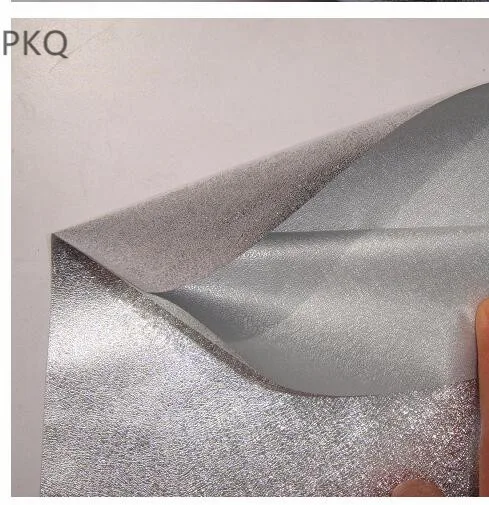 50pcs High Quality Silver Aluminum Film Handle Gift Bag Plastic Clothing Bag Party Wedding Gift Packing Bag