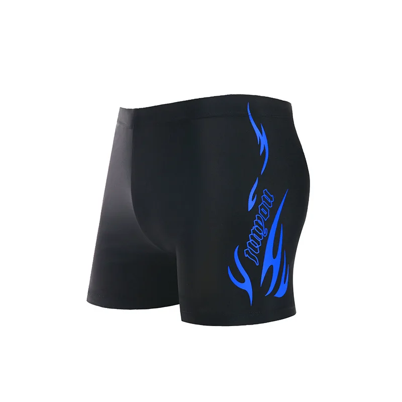 Fashion Swimming Trunks Men's Boxer Adult Swim Briefs Set Men Loose and Plus-sized Bathing Suit Men's Swimming Cap Swim Shorts