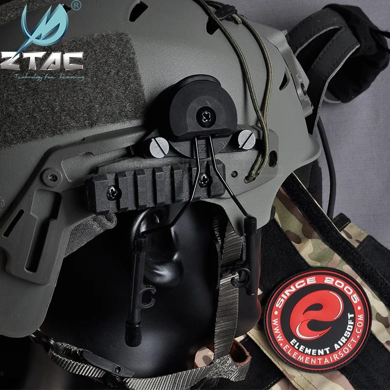 Z-TAC Airsoft Peltor, Тактический адаптер для наушников, набор для EX шлема, серия Comtac I& II, Охотничья гарнитура, аксессуары Z149