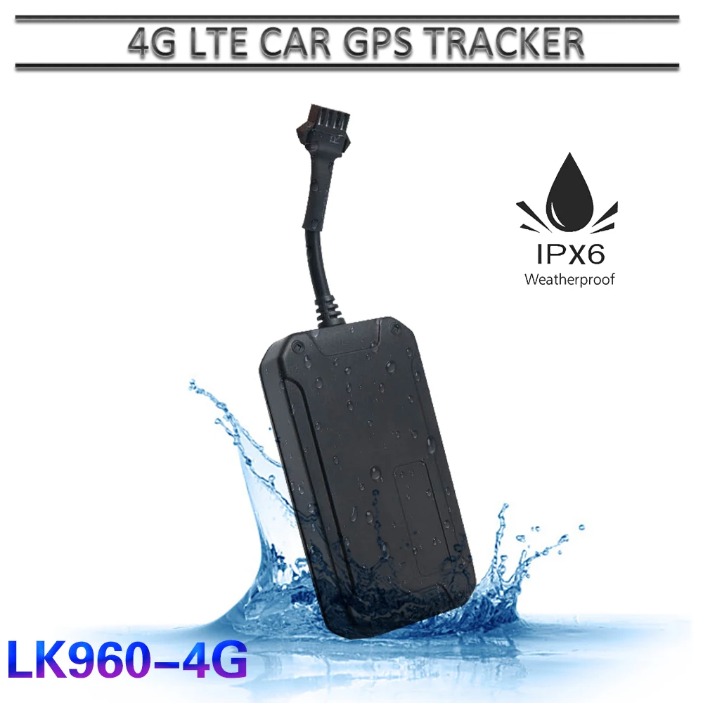 4G GPS Tracker LK960-4G LTE WCDMA GSM Tracking Device For Vehicle Locator With Waterproof Real Time Cut Off Oil Engine | Автомобили и