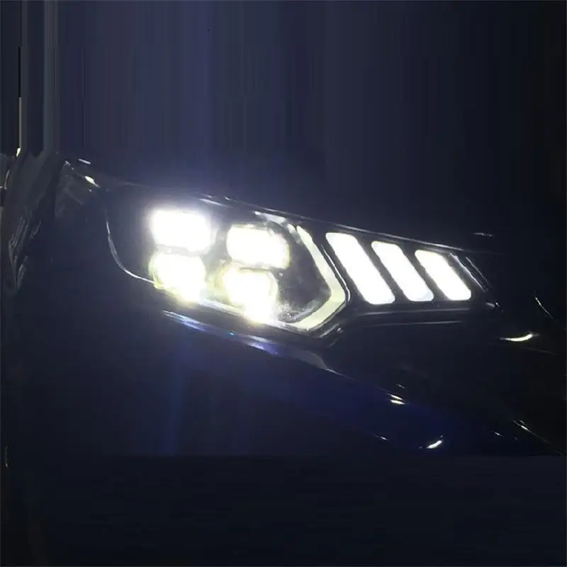 Дневной аксессуар для бега автомобилей Led авто Стайлинг запчасти Внешние фары Задние Автомобильные фары в сборе для Honda Fit