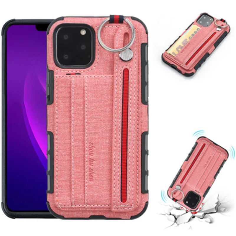 Силиконовый чехол iviLongTail для iPhone11 Pro 6 7 8 XR XS MAX, вставной Чехол для карт, кронштейн, браслет, интегральный защитный чехол для телефона