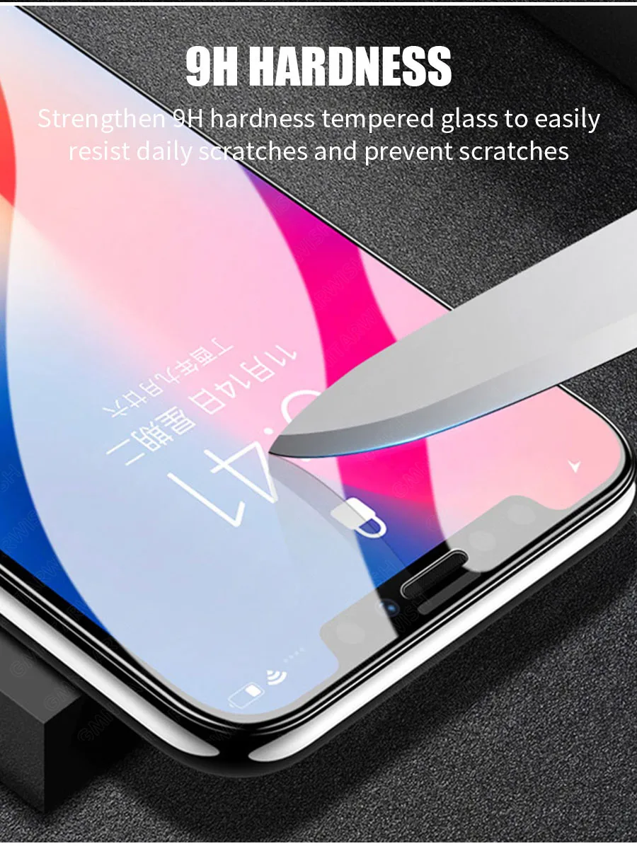 20D Высокое качество Полный Клей полное покрытие закаленное стекло для iPhone 11 протектор экрана для iPhone 11 Pro Max