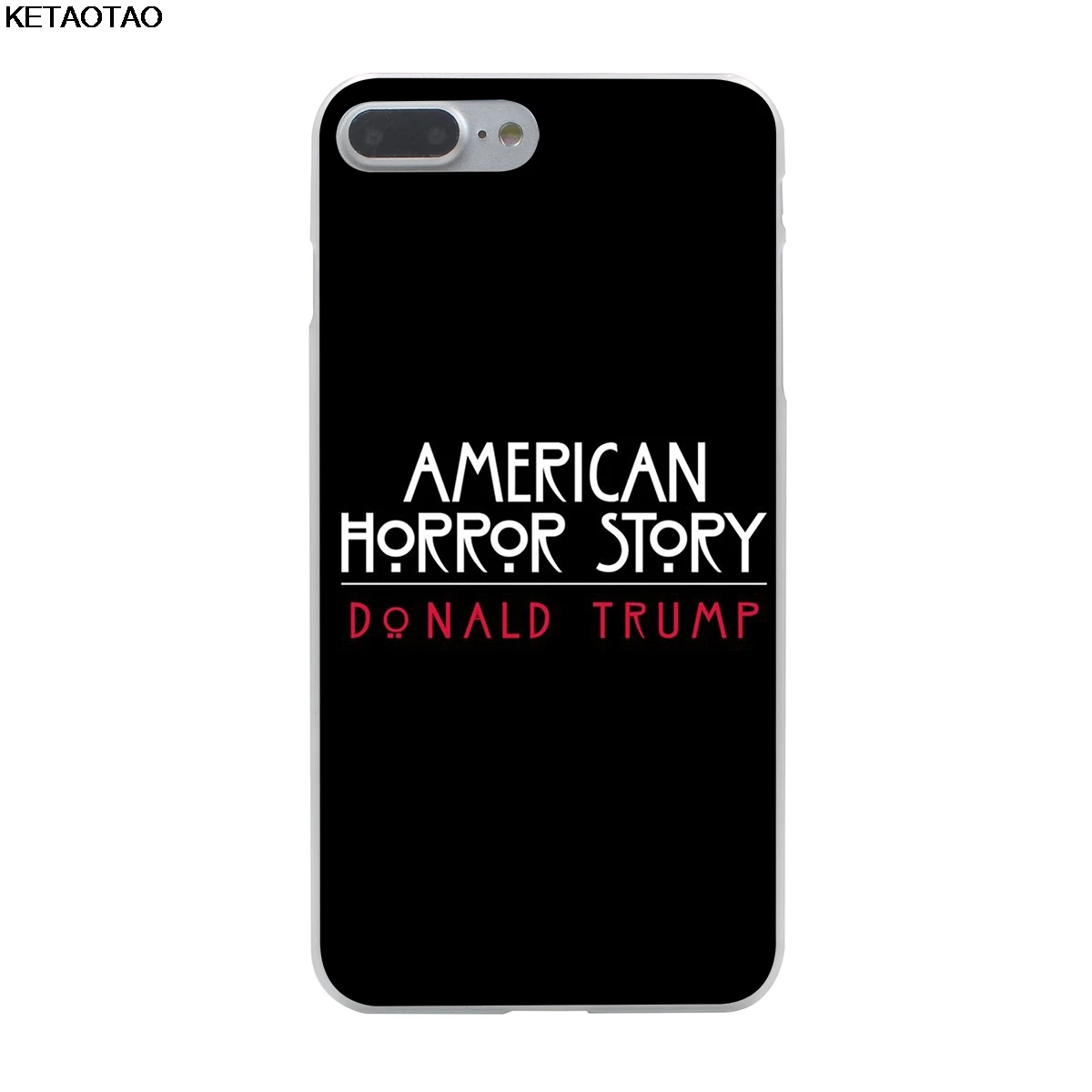 KETAOTAO Дональд Джон Трамп чехол для телефона s для iPhone 4S 5C 5S 6S 7 8 SE X Plus XR XS Max чехол кристально чистый мягкий TPU чехол s - Цвет: Бежевый