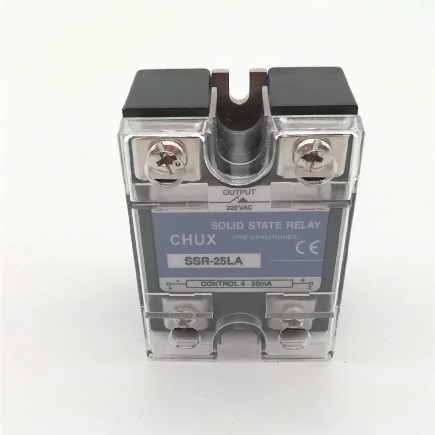 Твердотельное реле SSR 25LA 4 20mA 10A 25a Однофазное напряжения 220VAC SSR|Реле| |