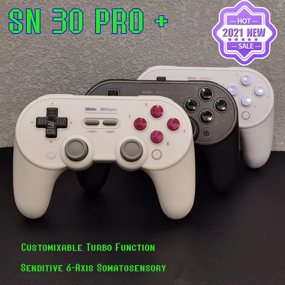 8bitdo Sn30 Pro Wireless Bluetooth Gamepad Usb Game Switch Controller Joystick For Windows Android Macos For Nintend Switch Replacement Parts Accessories Aliexpress