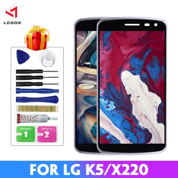 

100% Tested LCD For LG K5 X220 X220MB X220DS LCD Display Touch Screen Digitizer Assembly Panel Replacement Parts LCD For LG K5