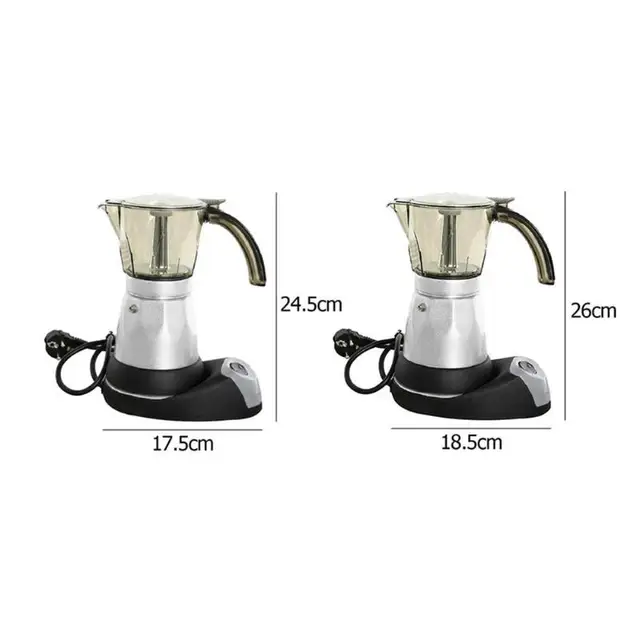 Electric Cuban Coffee Maker Espresso 1/6 Cups Cafetera, 50 OFF