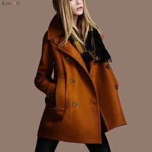 KANCOOLD пальто женские модные плотый вязаный кардиган куртка на пуговицах Свободные Длинные рукава карман Новые пальто и куртки для женщин 2019Oct4