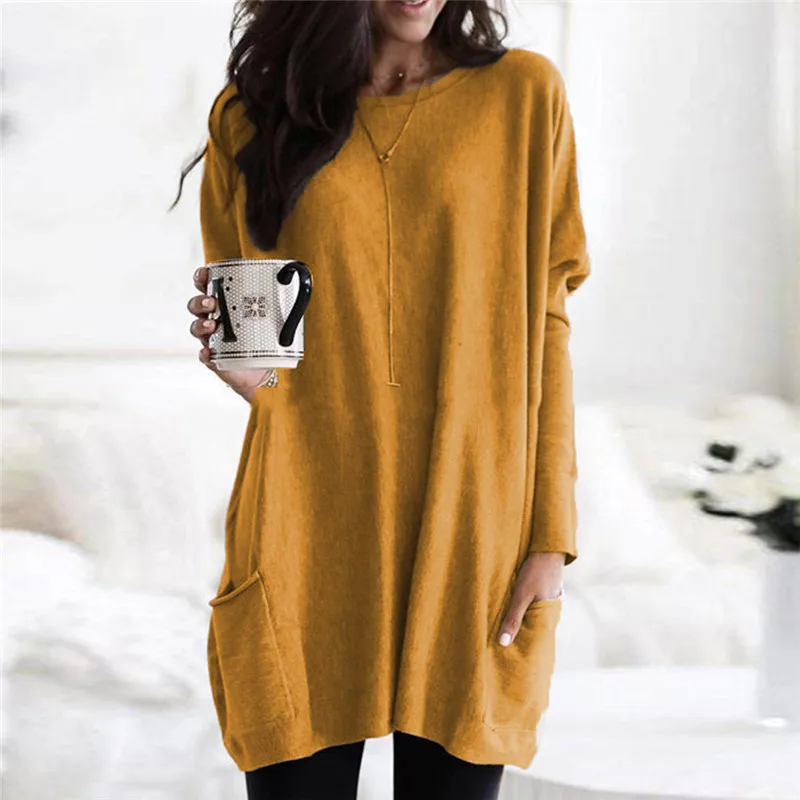Осень 4XL 5XL размера плюс Повседневная рубашка платье для женщин Vestidos Harajuku женское платье элегантное женское платье с длинным рукавом женская одежда - Цвет: 2 yellow